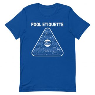 "Pool Etiquette Rack" pool and billiard T-shirt