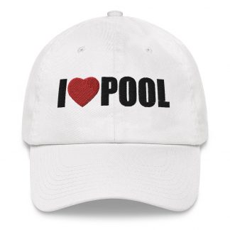 "I Love Pool" billiard cap