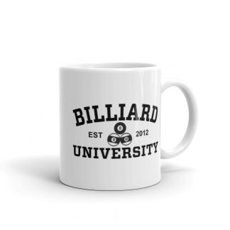 "Classic Billiard University" pool and billiard mug
