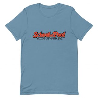 "School of Pool" pool and billiard T-shirt