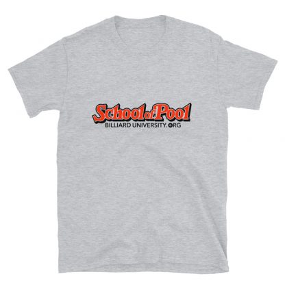 "School of Pool" pool and billiard T-shirt
