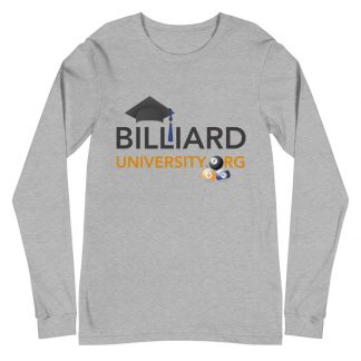 "Billiard University" pool and billiard T-shirt