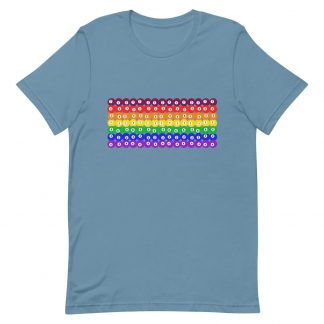 "Pool Ball Rainbow" pool and billiard T-shirt