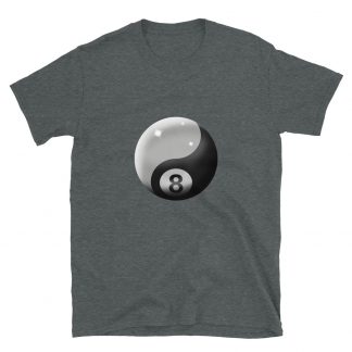 "Pool Ball Yin and Yang" pool and billiard T-shirt