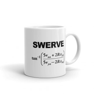 "Swerve" pool and billiard mug
