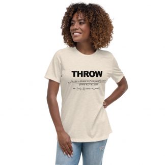 "Throw" pool and billiard T-shirt
