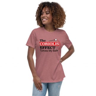 Pool Coriolis Effect – color ink – women's cut T-shirt