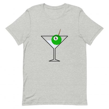 "Pool Martini" pool and billiard T-shirt