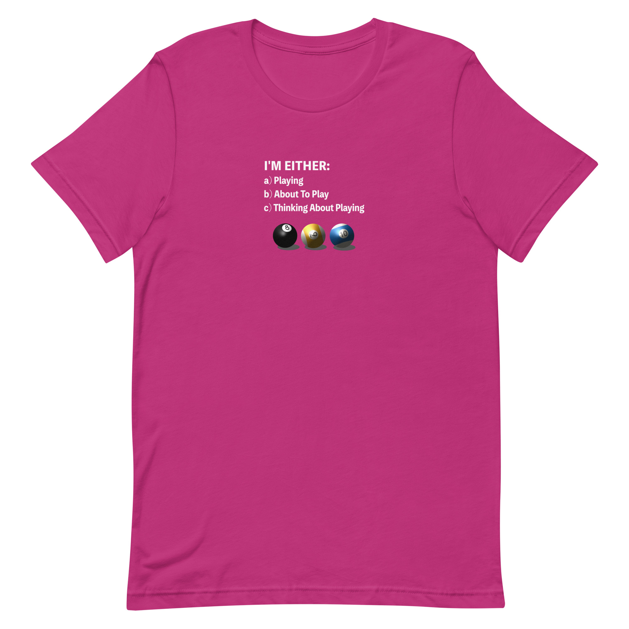 I'm Either – color ink – premium unisex T-shirt - Image 9