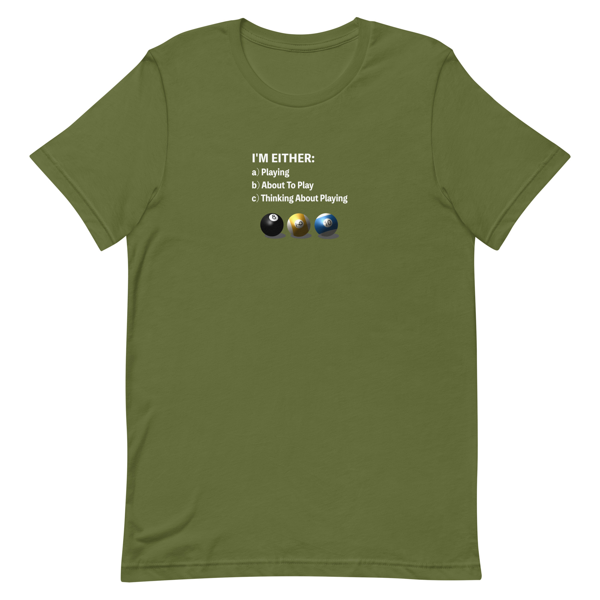I'm Either – color ink – premium unisex T-shirt - Image 11