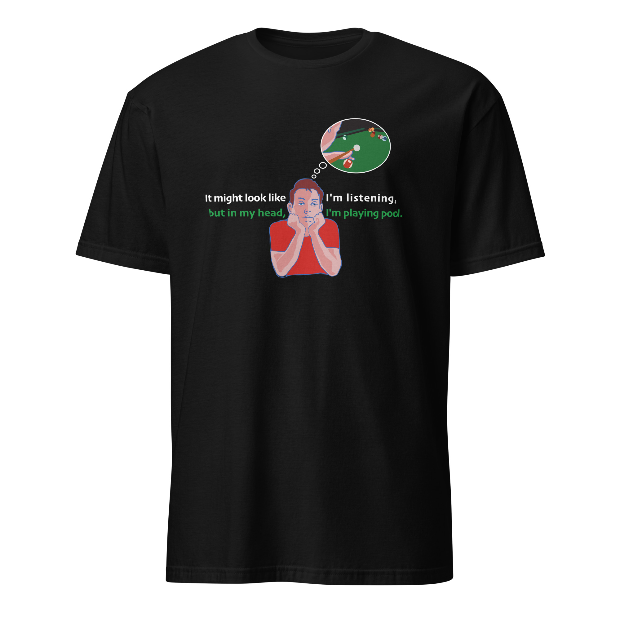 In My Head – color ink – classic unisex T-shirt - Image 2