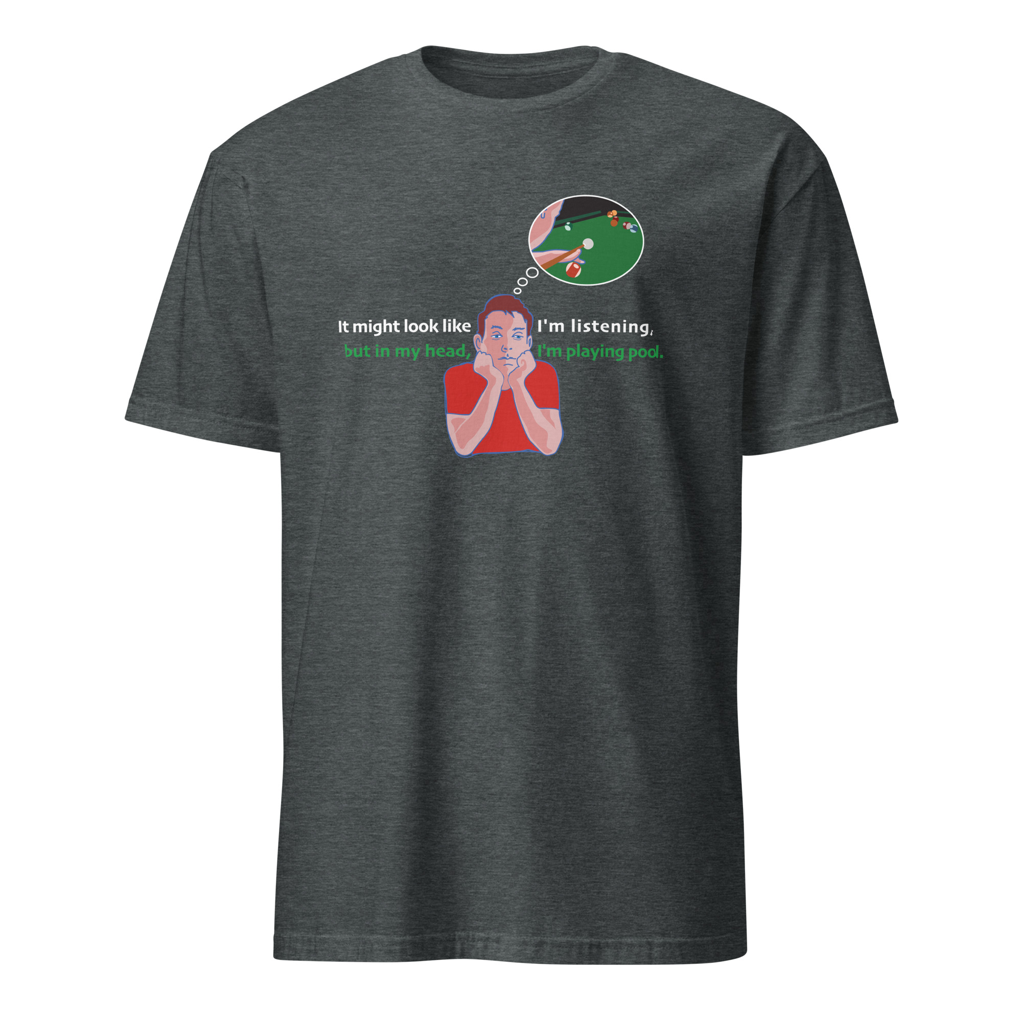 In My Head – color ink – classic unisex T-shirt - Image 6