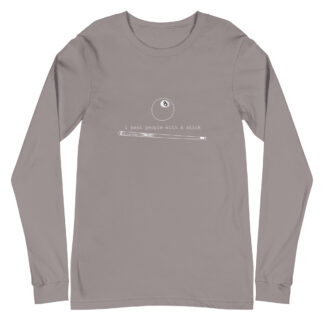 I Beat People With a Stick - color ink - unisex long-sleeve T-shirt