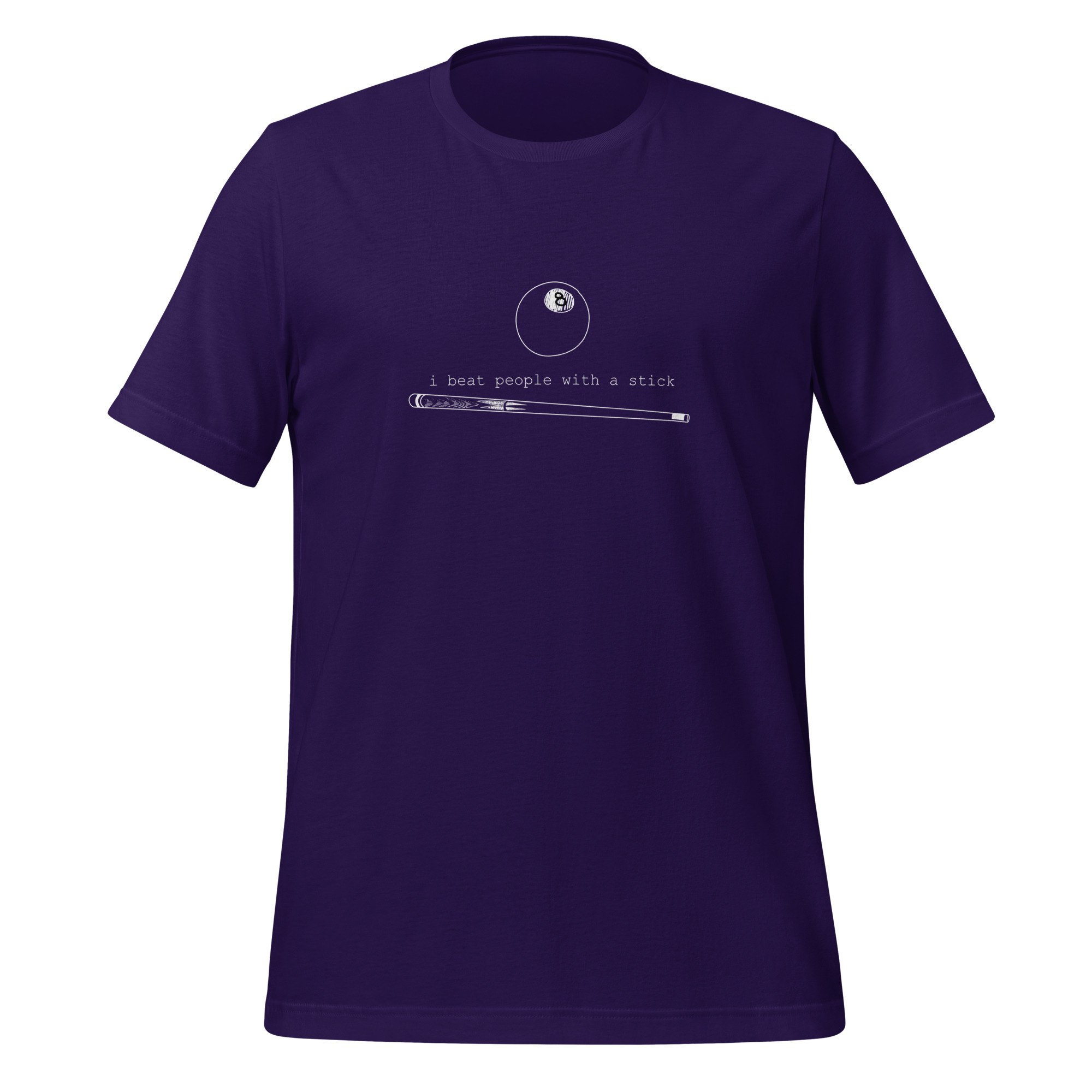 I Beat People With a Stick – color ink – premium unisex T-shirt - Image 2